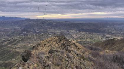 Hrabstwo Gem, Idaho, USA - Widok ze schroniska gór